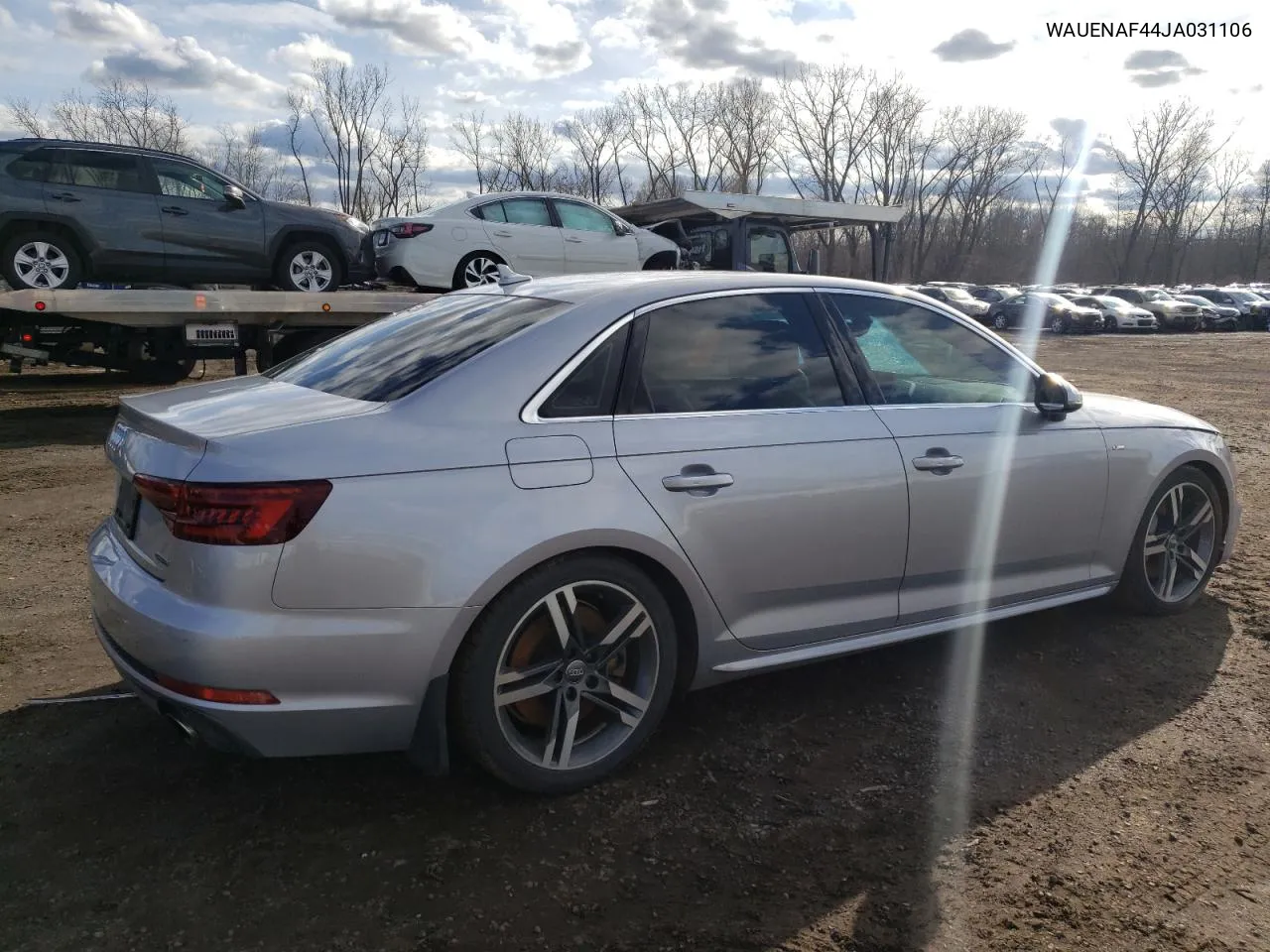 2018 Audi A4 Premium Plus VIN: WAUENAF44JA031106 Lot: 45003134