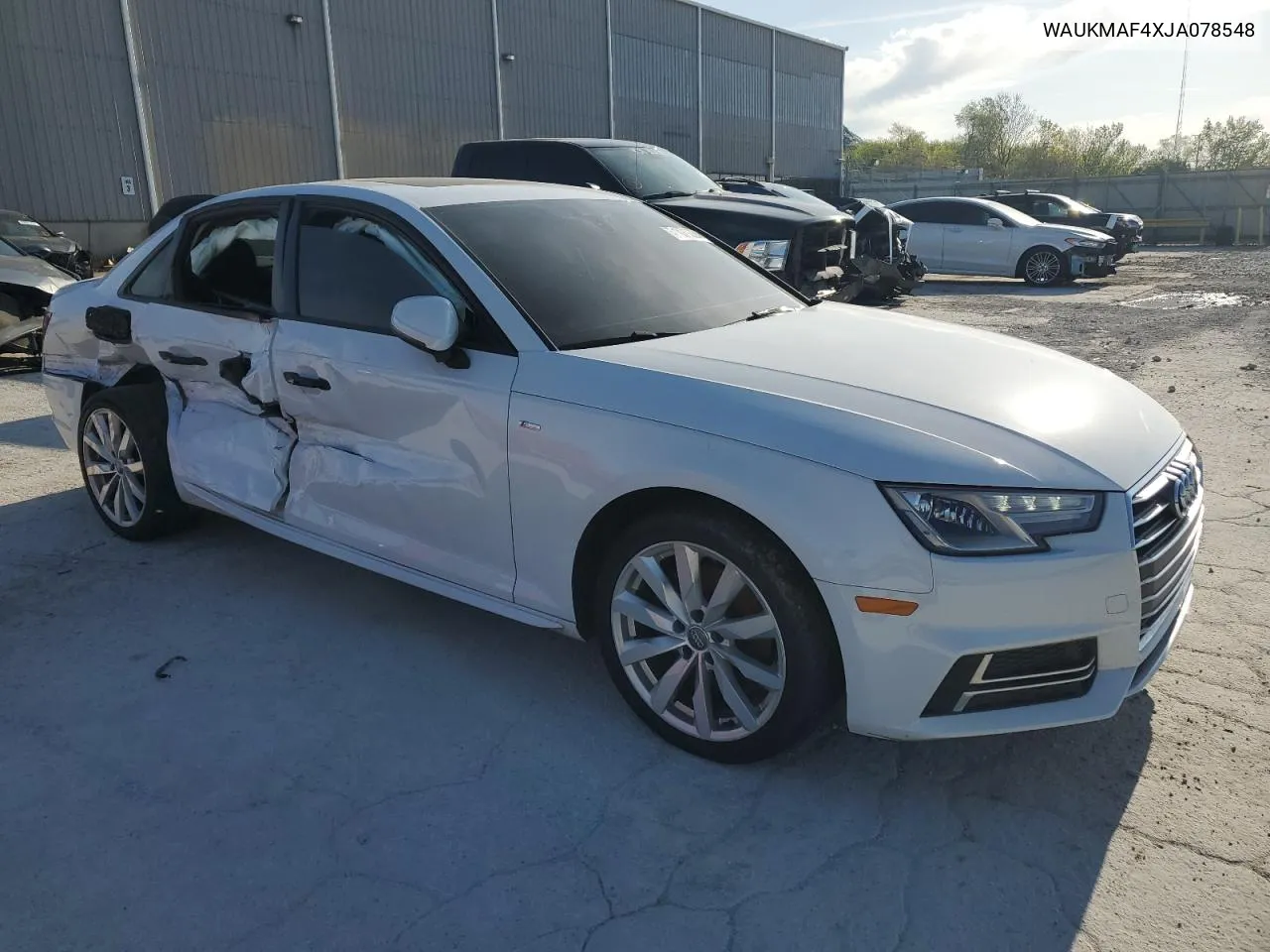 2018 Audi A4 Premium VIN: WAUKMAF4XJA078548 Lot: 51879224