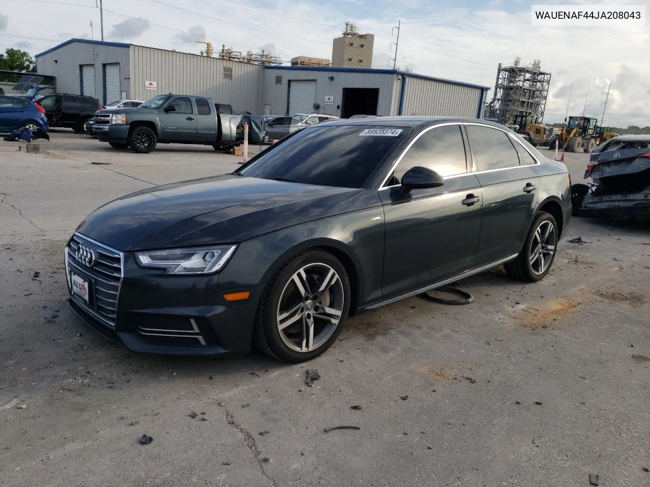 WAUENAF44JA208043 2018 Audi A4 Premium Plus