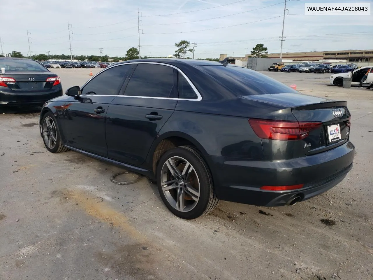 2018 Audi A4 Premium Plus VIN: WAUENAF44JA208043 Lot: 59528374