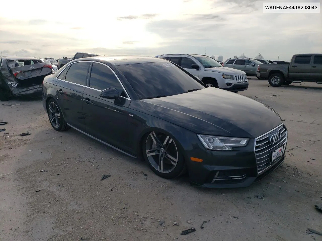 2018 Audi A4 Premium Plus VIN: WAUENAF44JA208043 Lot: 59528374