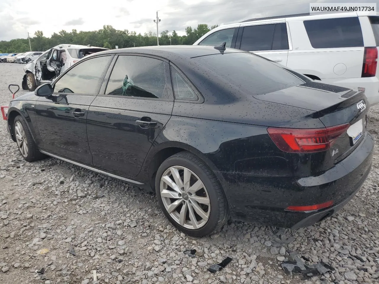 WAUKMAF49JN017734 2018 Audi A4 Premium