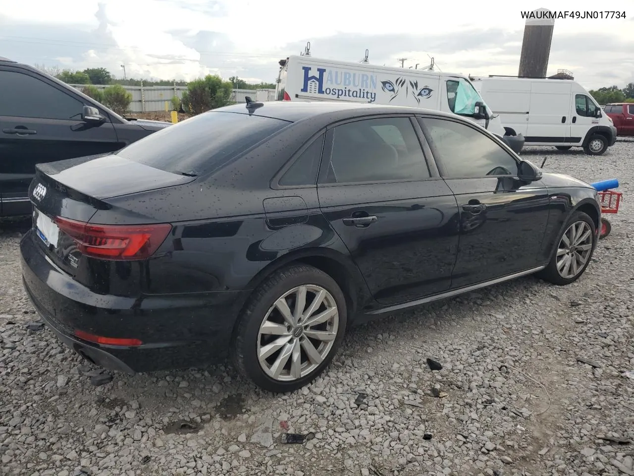 2018 Audi A4 Premium VIN: WAUKMAF49JN017734 Lot: 61914634