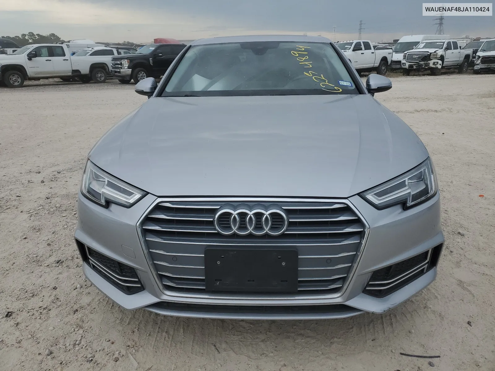 2018 Audi A4 Premium Plus VIN: WAUENAF48JA110424 Lot: 62254894