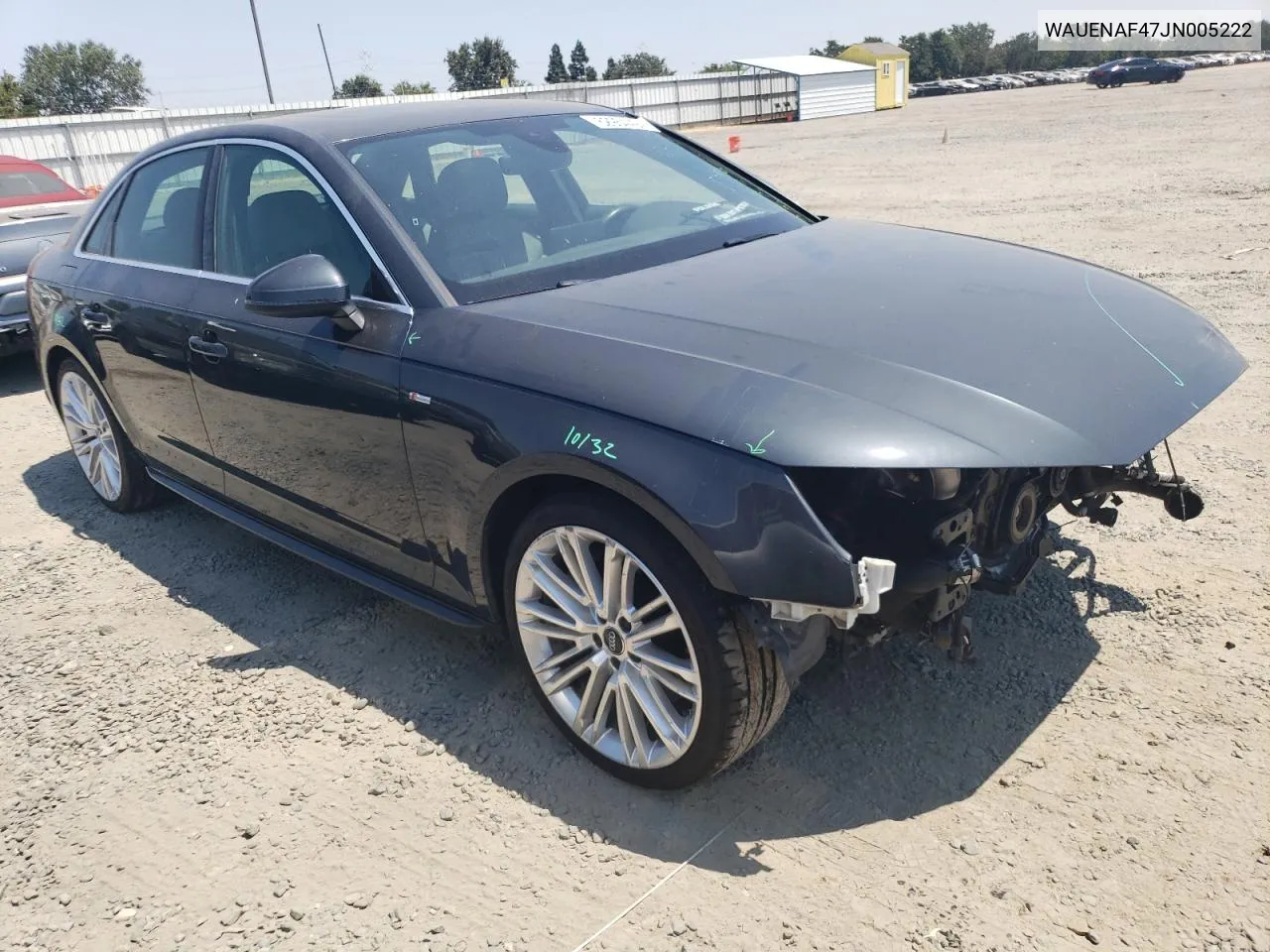 WAUENAF47JN005222 2018 Audi A4 Premium Plus