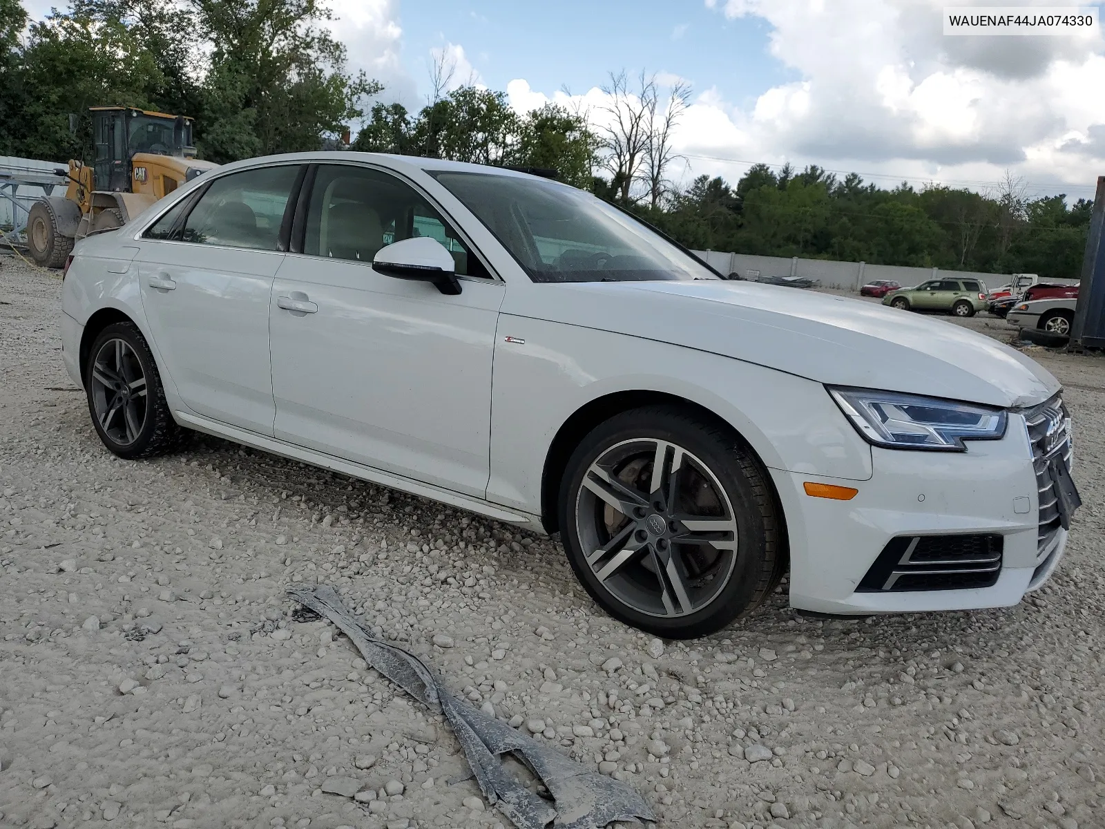 2018 Audi A4 Premium Plus VIN: WAUENAF44JA074330 Lot: 63482064