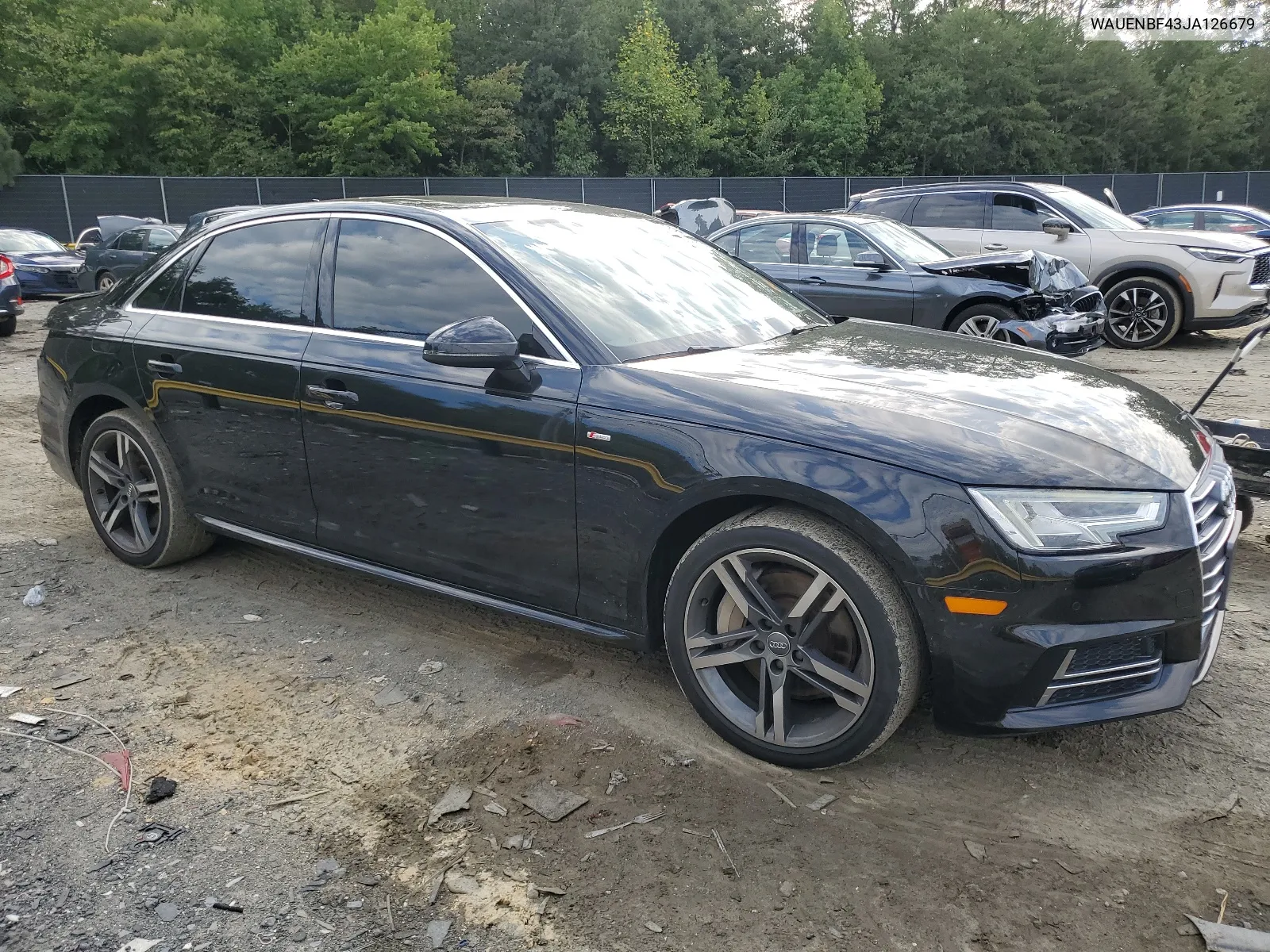 2018 Audi A4 Premium Plus VIN: WAUENBF43JA126679 Lot: 66986494