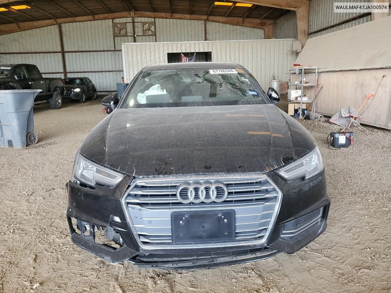 2018 Audi A4 Premium Plus VIN: WAULMAF47JA100574 Lot: 67786344