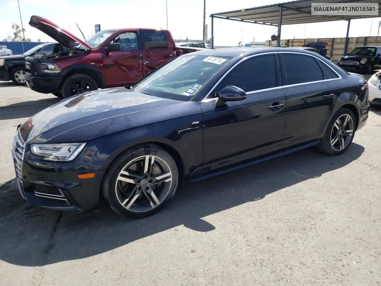 WAUENAF41JN018581 2018 Audi A4 Premium Plus