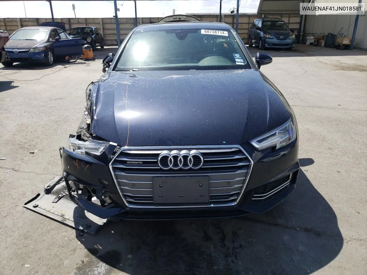 WAUENAF41JN018581 2018 Audi A4 Premium Plus