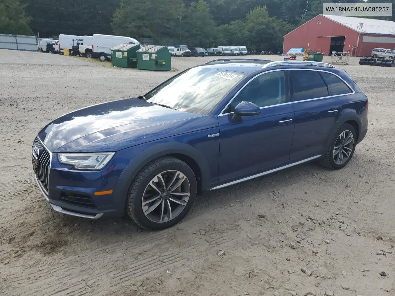 2018 Audi A4 Allroad Premium Plus VIN: WA18NAF46JA085257 Lot: 68794424