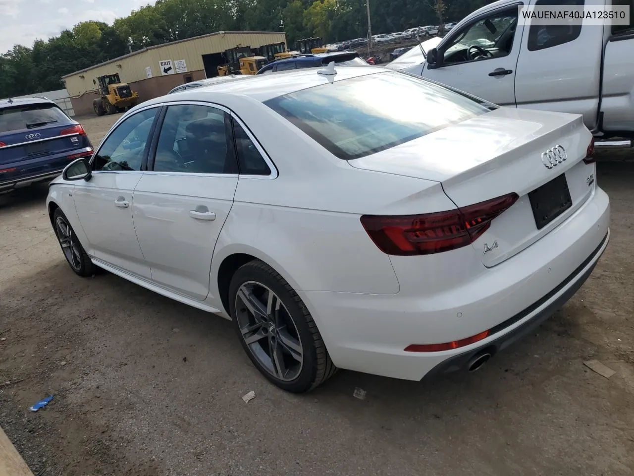 2018 Audi A4 Premium Plus VIN: WAUENAF40JA123510 Lot: 69499294