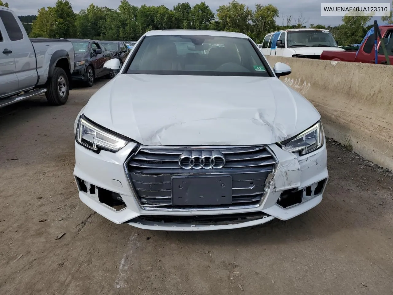 2018 Audi A4 Premium Plus VIN: WAUENAF40JA123510 Lot: 69499294