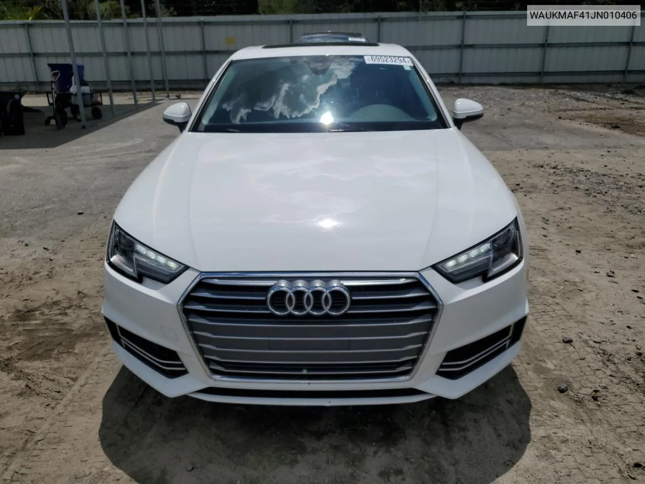 2018 Audi A4 Premium VIN: WAUKMAF41JN010406 Lot: 69523294