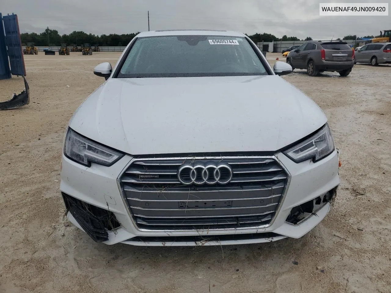 2018 Audi A4 Premium Plus VIN: WAUENAF49JN009420 Lot: 69605744