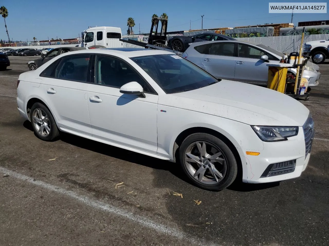 WAUKMAF41JA145277 2018 Audi A4 Premium