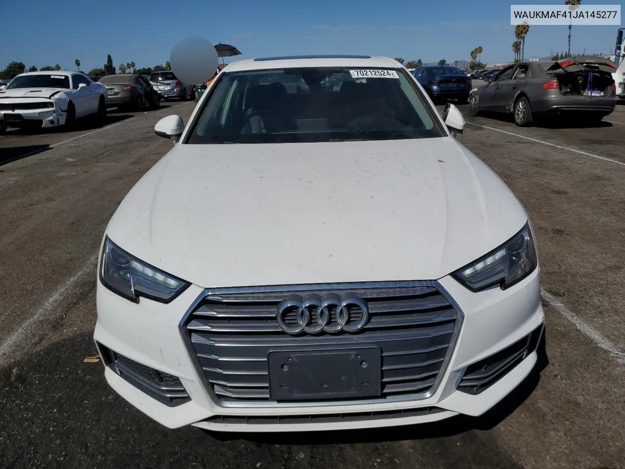 WAUKMAF41JA145277 2018 Audi A4 Premium