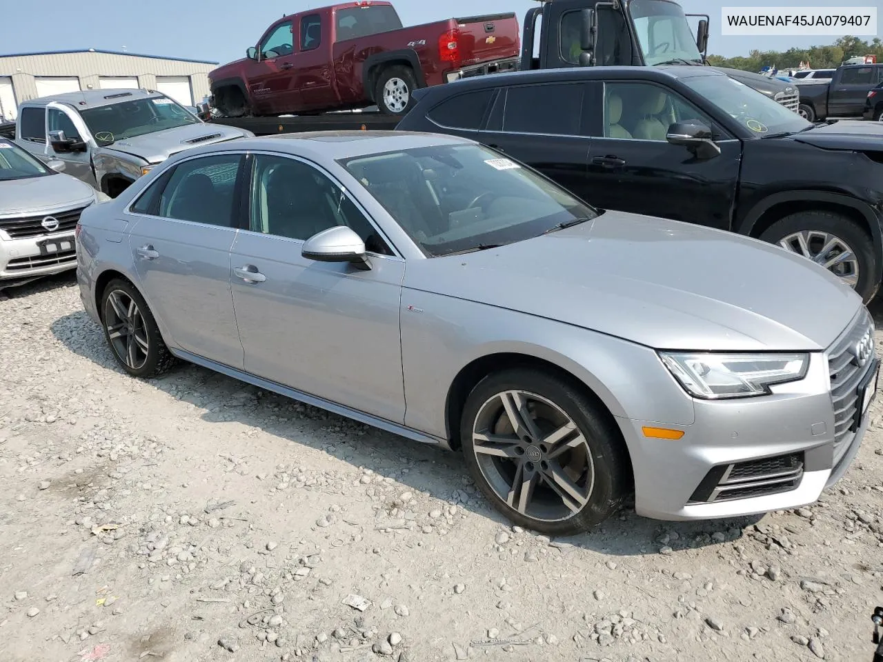 2018 Audi A4 Premium Plus VIN: WAUENAF45JA079407 Lot: 70387034