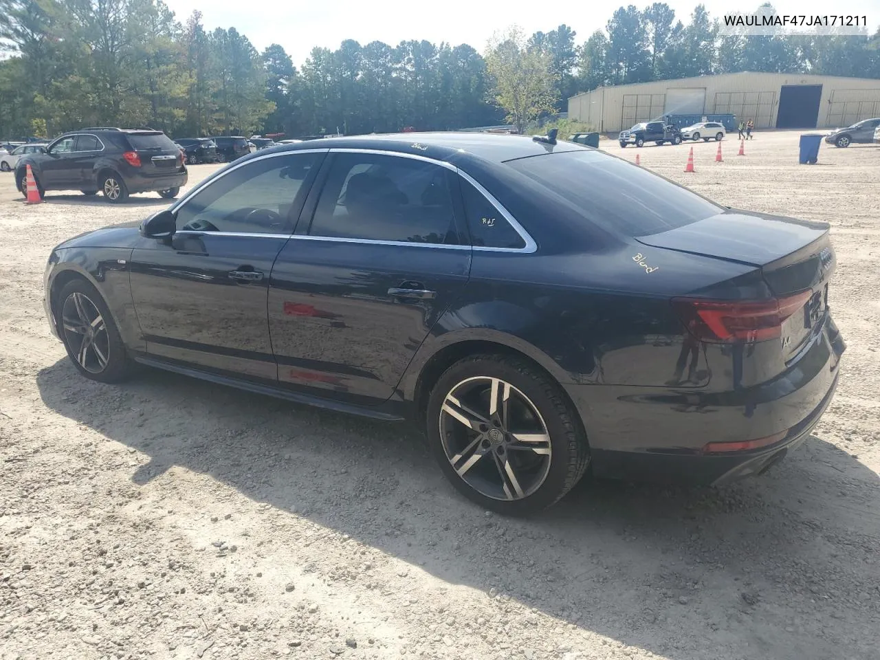 2018 Audi A4 Premium Plus VIN: WAULMAF47JA171211 Lot: 70711914