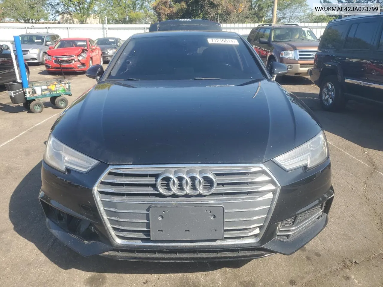 WAUKMAF42JA078799 2018 Audi A4 Premium