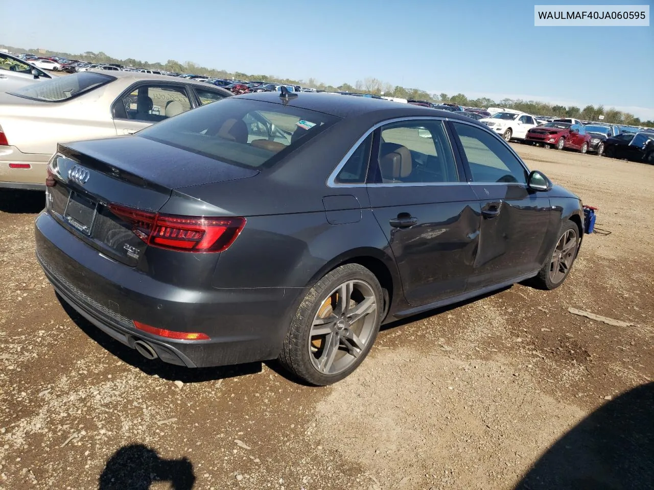 WAULMAF40JA060595 2018 Audi A4 Premium Plus