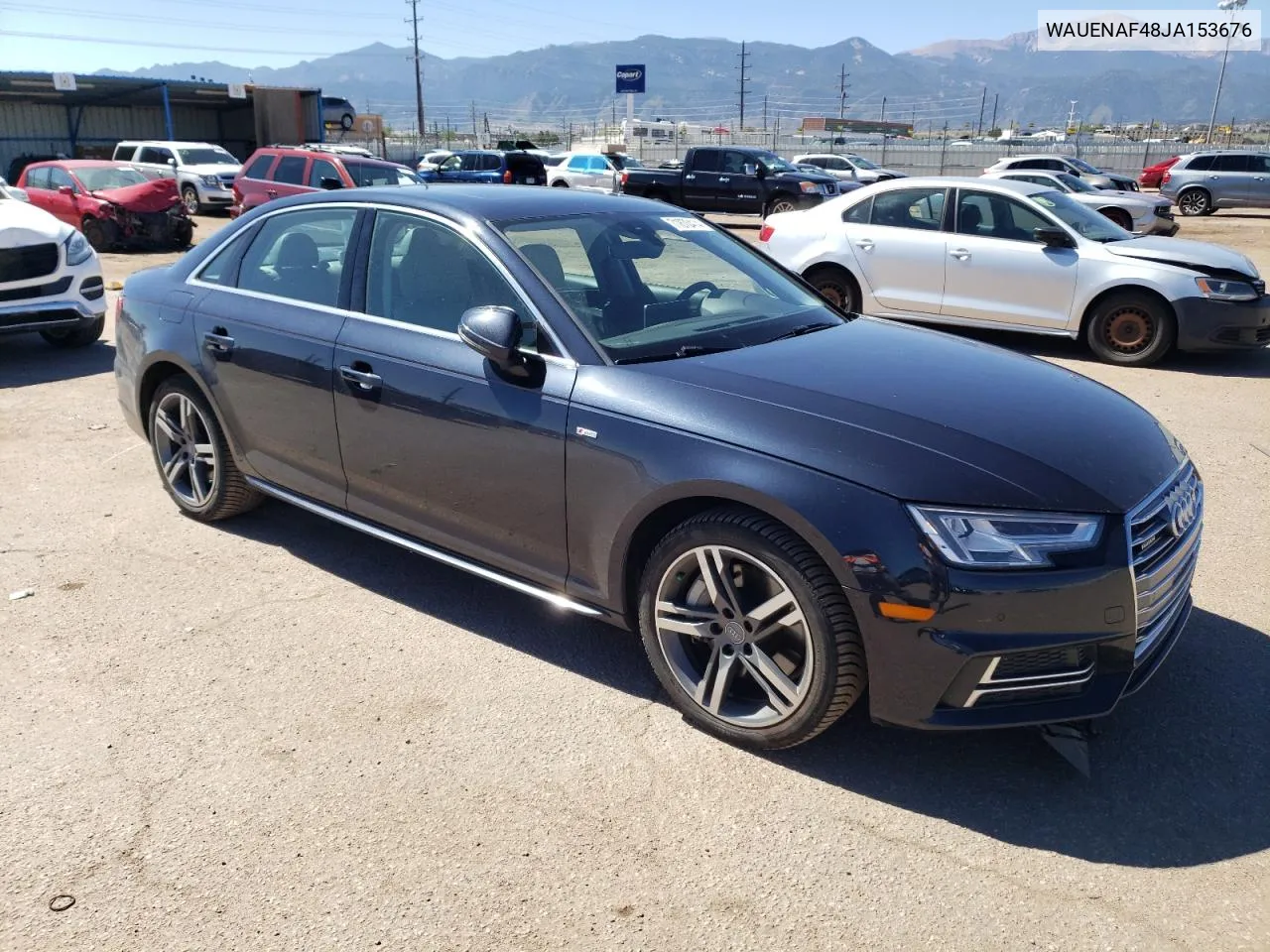 2018 Audi A4 Premium Plus VIN: WAUENAF48JA153676 Lot: 71870414