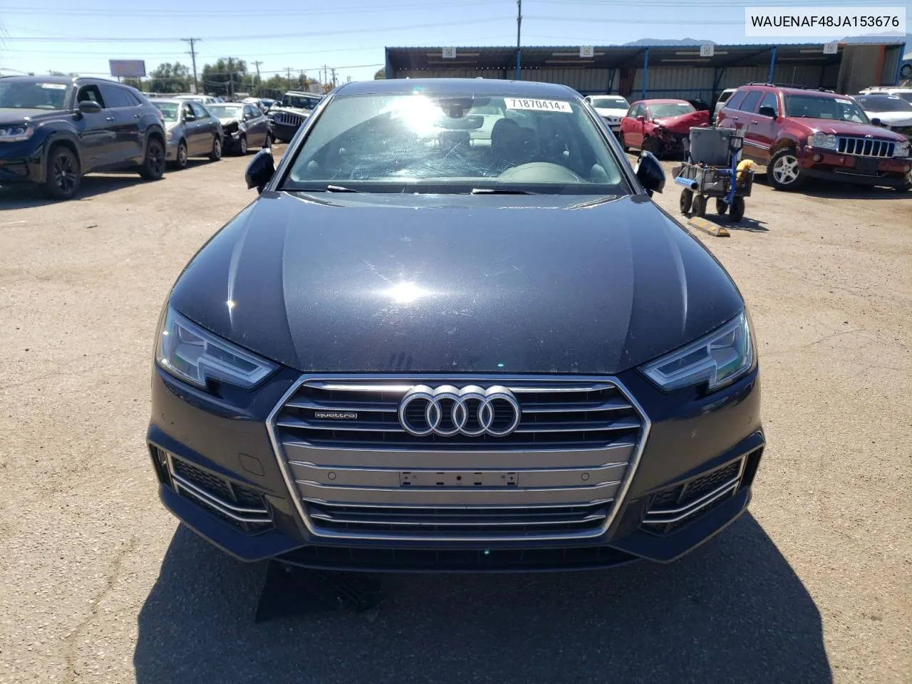 2018 Audi A4 Premium Plus VIN: WAUENAF48JA153676 Lot: 71870414