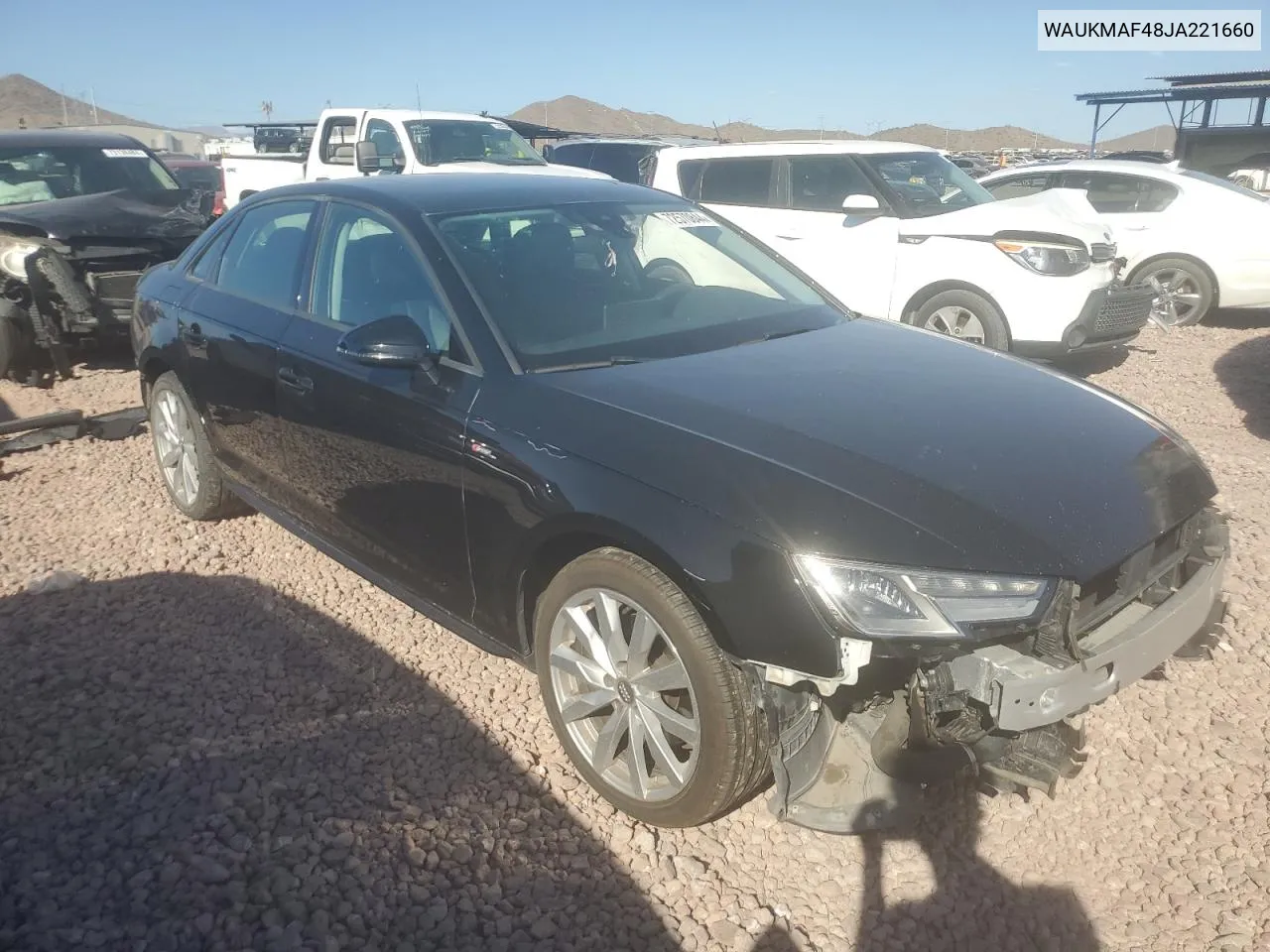 WAUKMAF48JA221660 2018 Audi A4 Premium