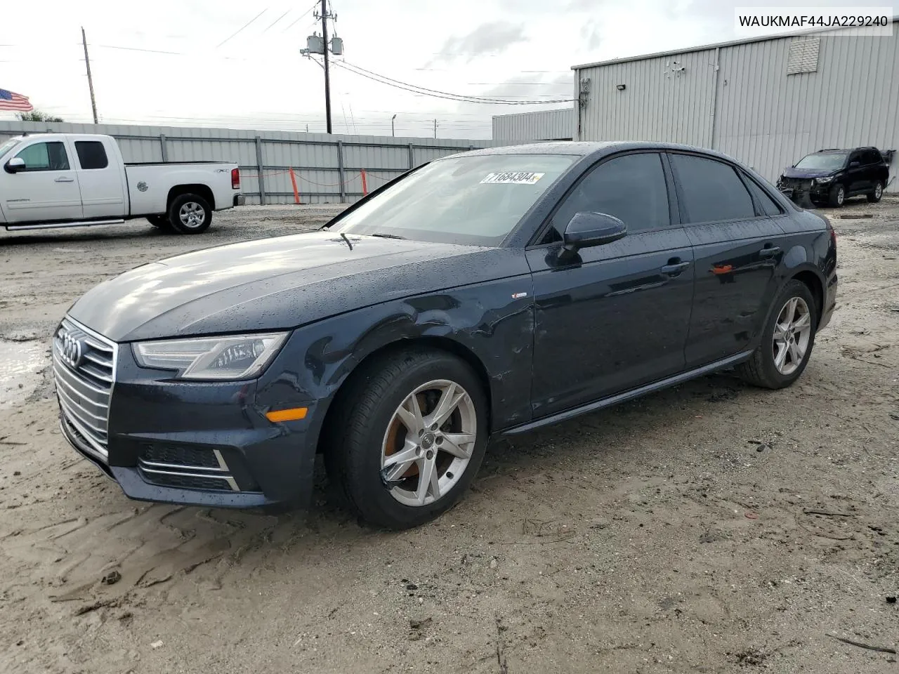 WAUKMAF44JA229240 2018 Audi A4 Premium