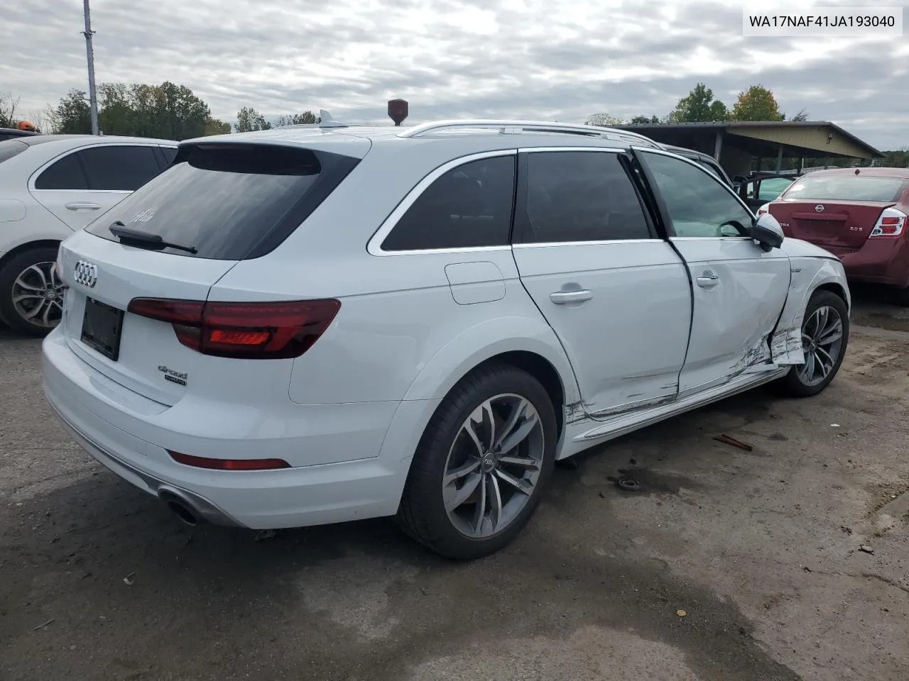 2018 Audi A4 Allroad Premium VIN: WA17NAF41JA193040 Lot: 73289744