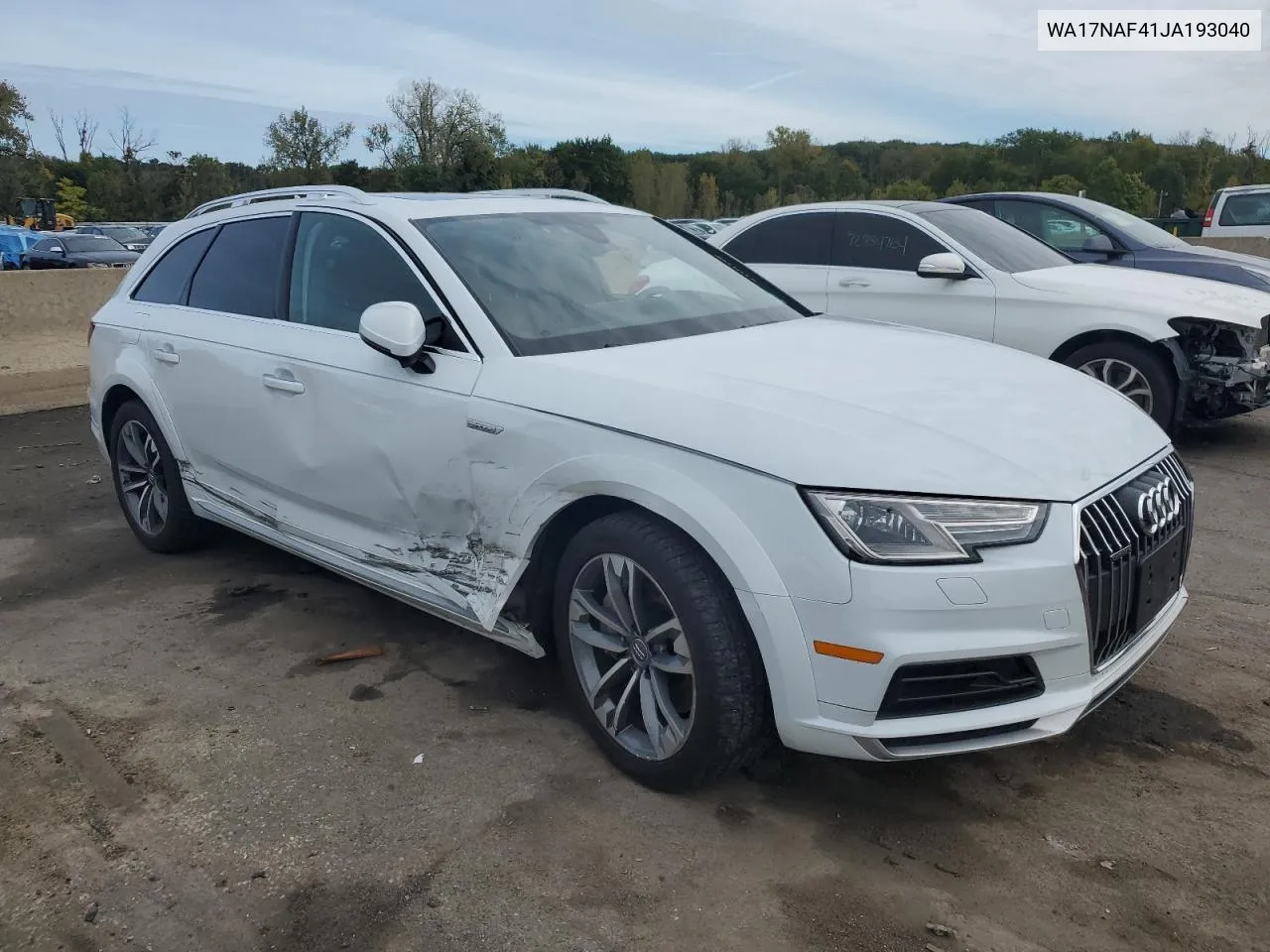 2018 Audi A4 Allroad Premium VIN: WA17NAF41JA193040 Lot: 73289744