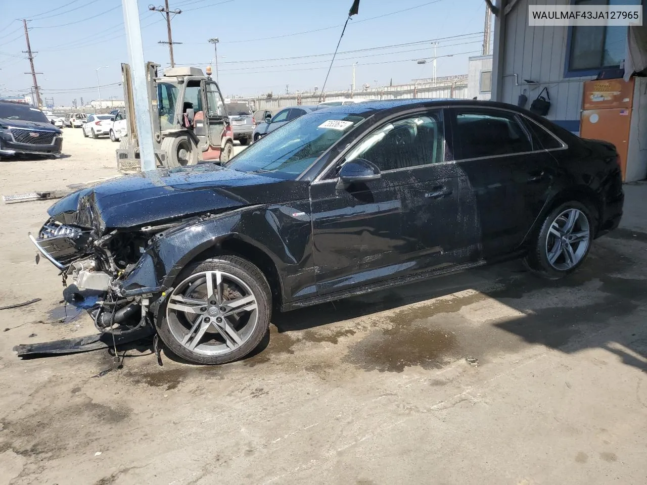 2018 Audi A4 Premium Plus VIN: WAULMAF43JA127965 Lot: 73533674