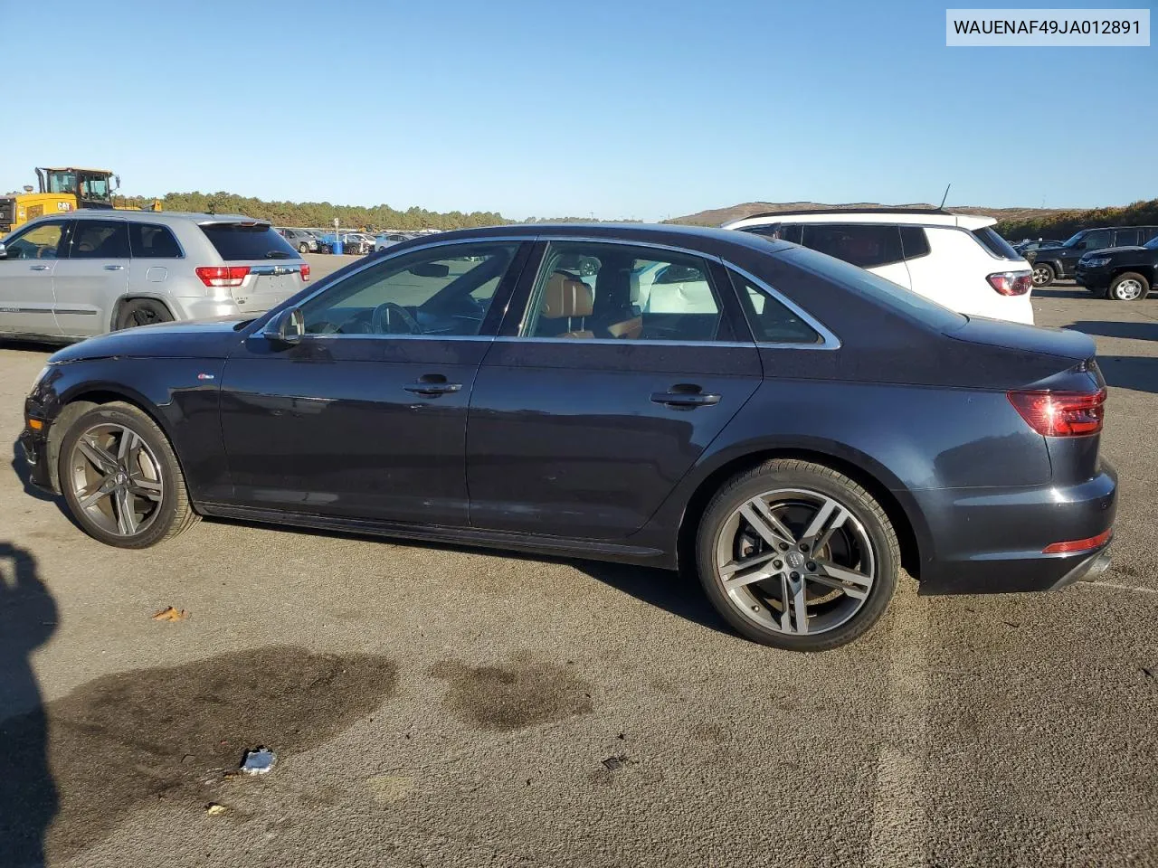 2018 Audi A4 Premium Plus VIN: WAUENAF49JA012891 Lot: 76624144