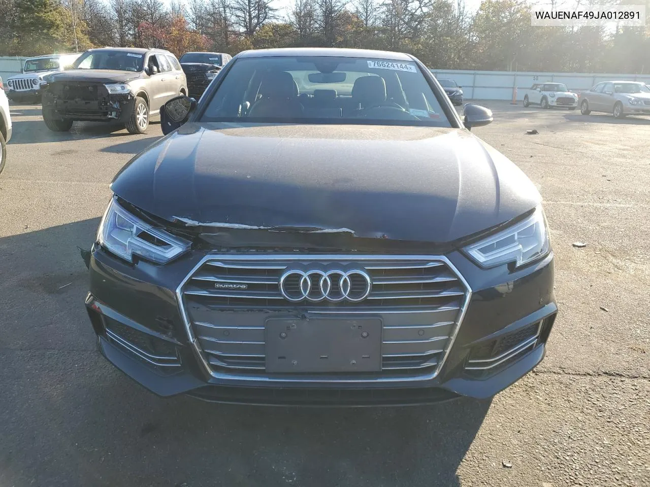 2018 Audi A4 Premium Plus VIN: WAUENAF49JA012891 Lot: 76624144