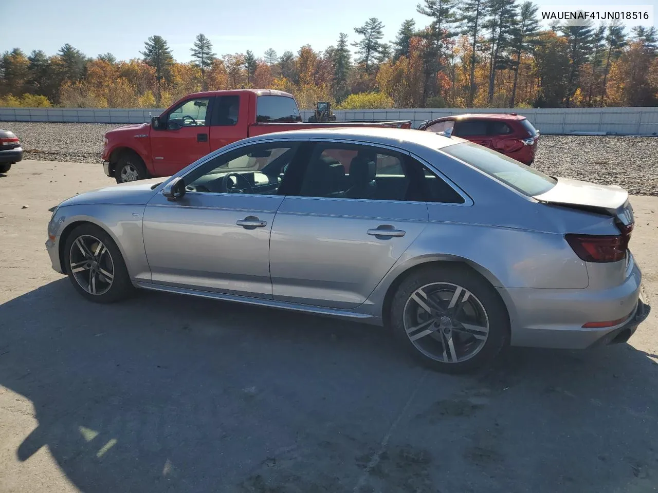 2018 Audi A4 Premium Plus VIN: WAUENAF41JN018516 Lot: 76755874