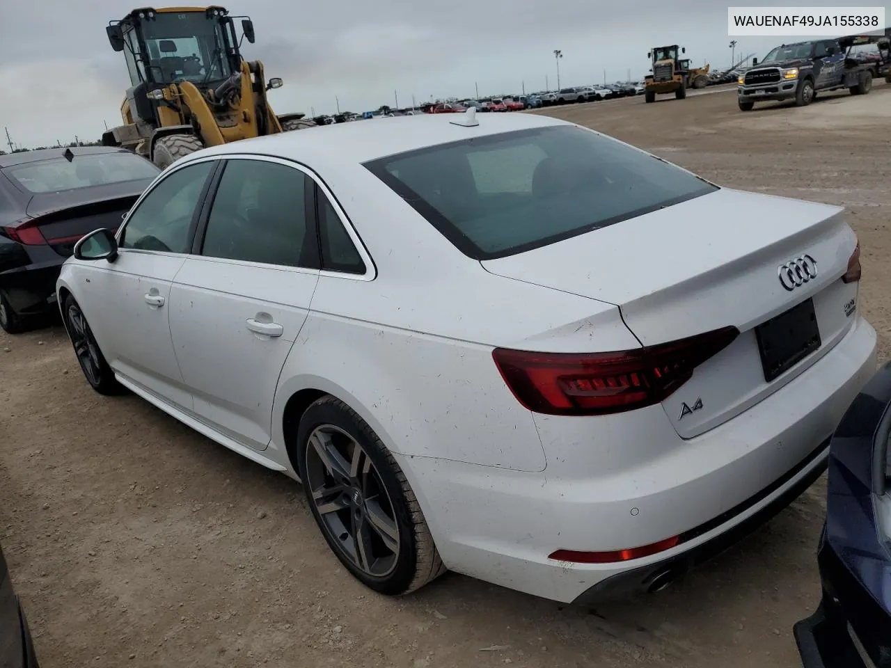 2018 Audi A4 Premium Plus VIN: WAUENAF49JA155338 Lot: 77001634