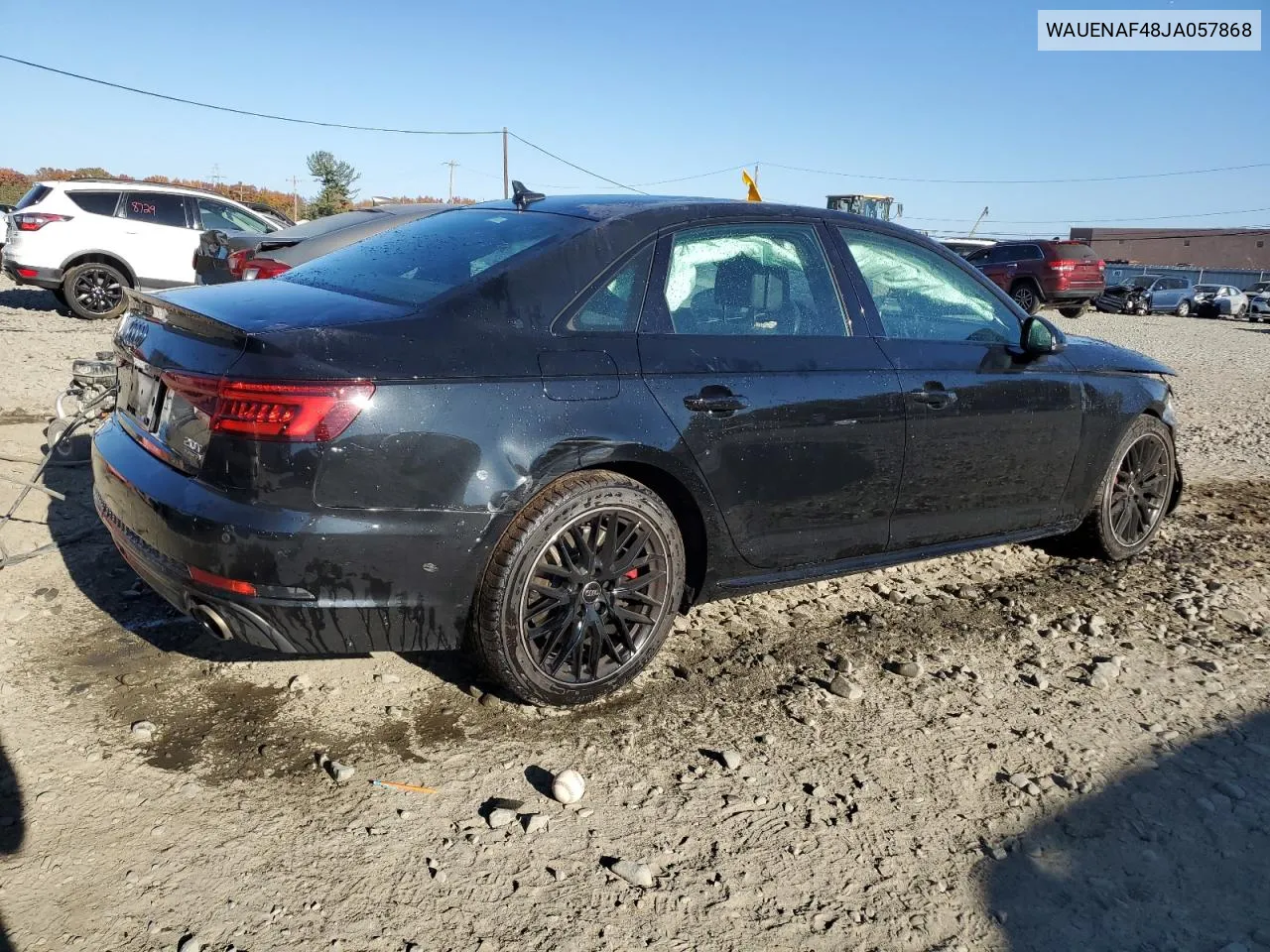 2018 Audi A4 Premium Plus VIN: WAUENAF48JA057868 Lot: 77445084