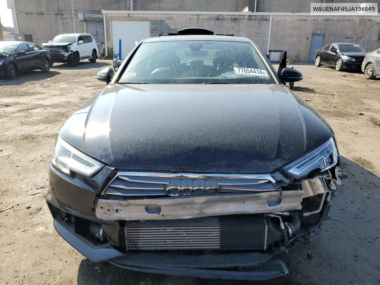 2018 Audi A4 Premium Plus VIN: WAUENAF45JA136849 Lot: 77654414