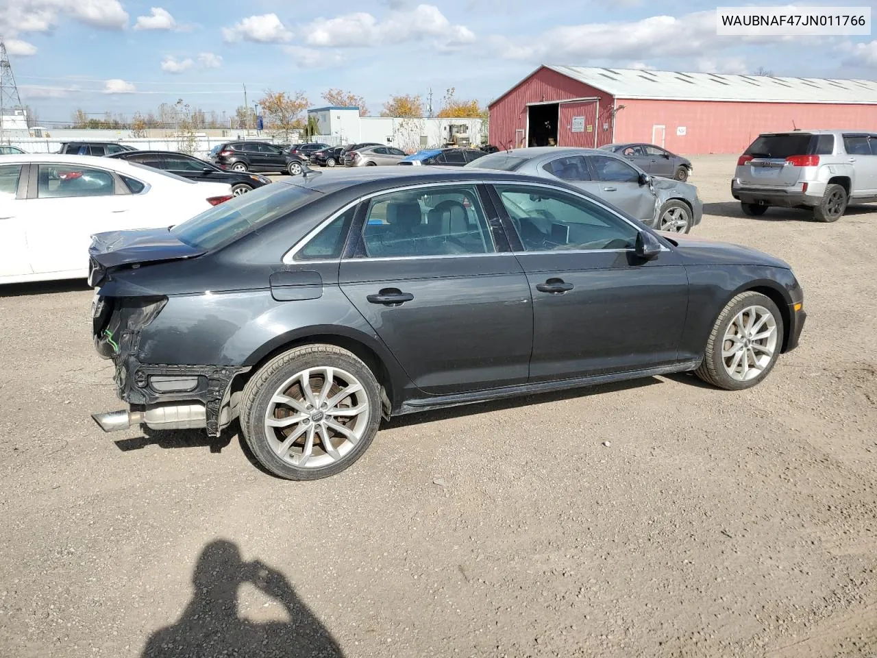 2018 Audi A4 Progressiv VIN: WAUBNAF47JN011766 Lot: 77769154