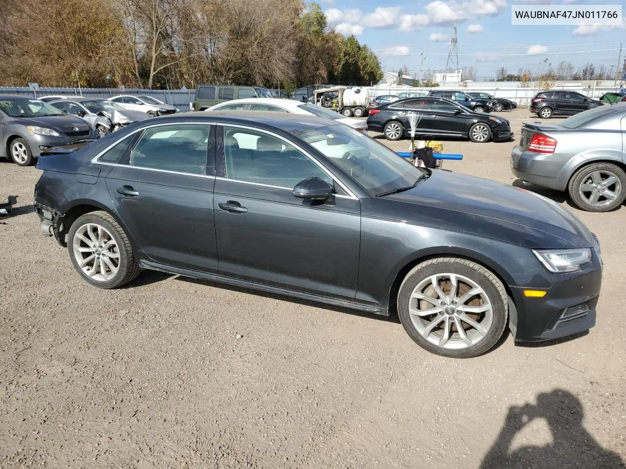 2018 Audi A4 Progressiv VIN: WAUBNAF47JN011766 Lot: 77769154