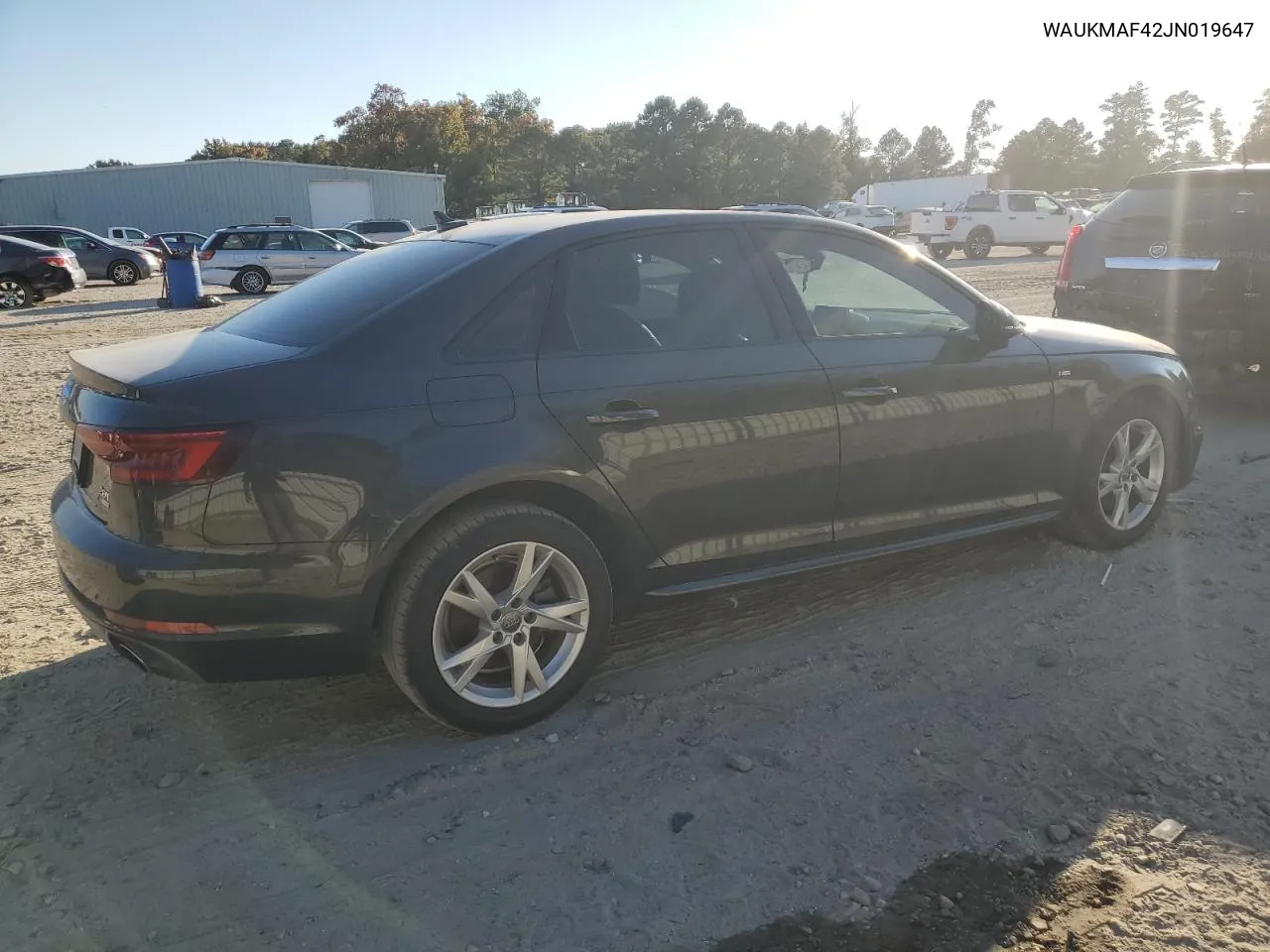 2018 Audi A4 Premium VIN: WAUKMAF42JN019647 Lot: 77813624