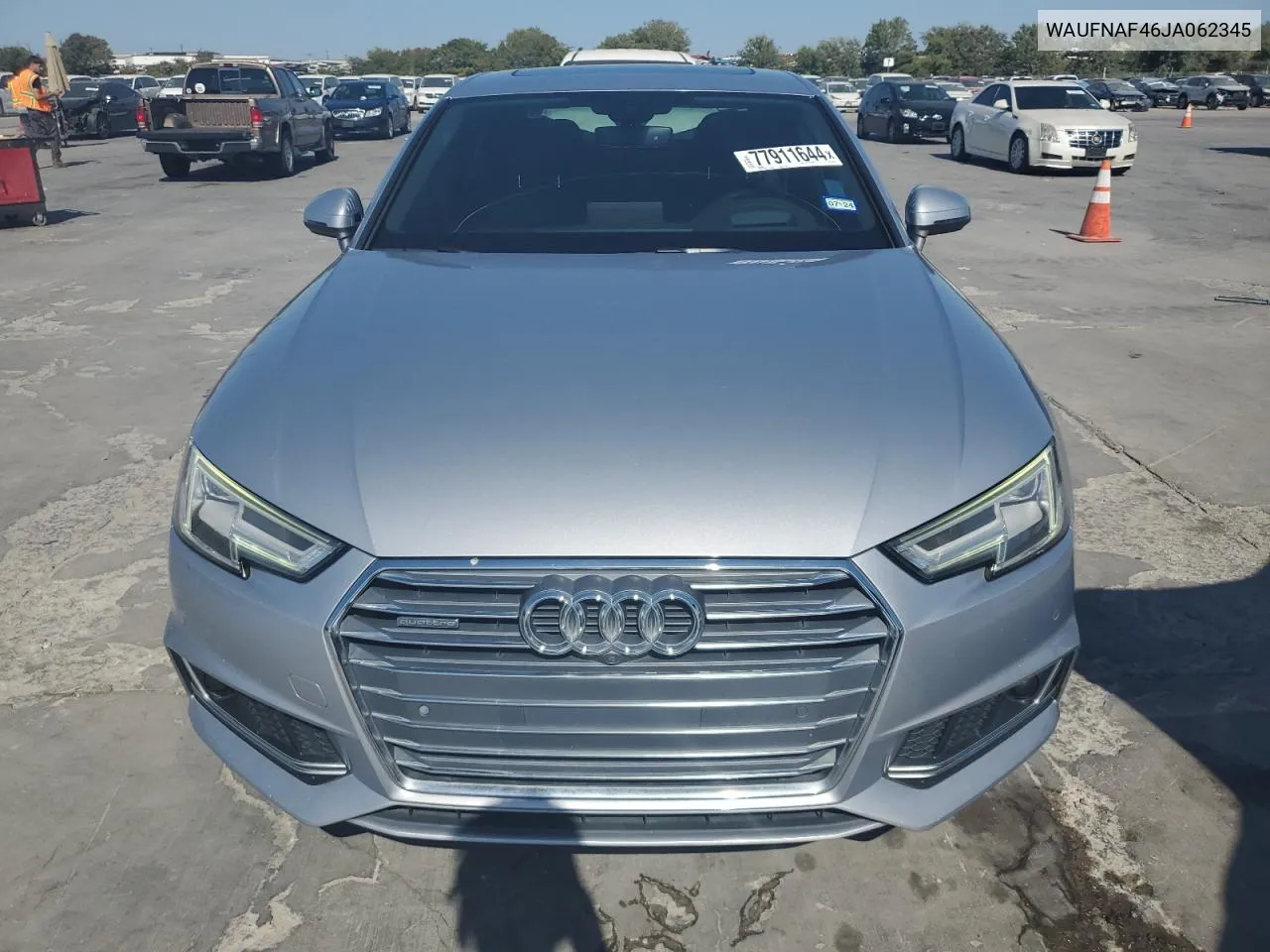 2018 Audi A4 Prestige VIN: WAUFNAF46JA062345 Lot: 77911644