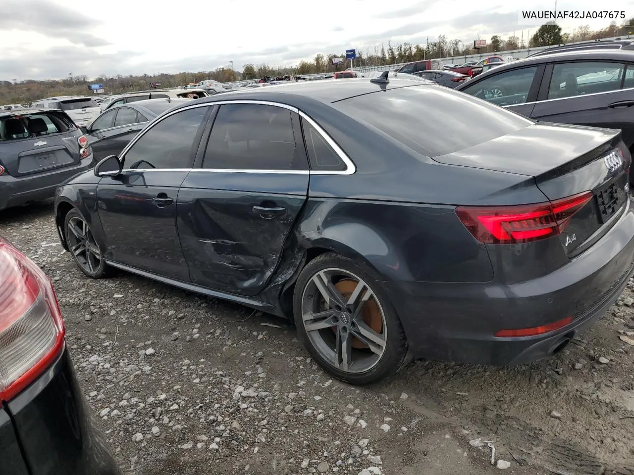 2018 Audi A4 Premium Plus VIN: WAUENAF42JA047675 Lot: 78151074