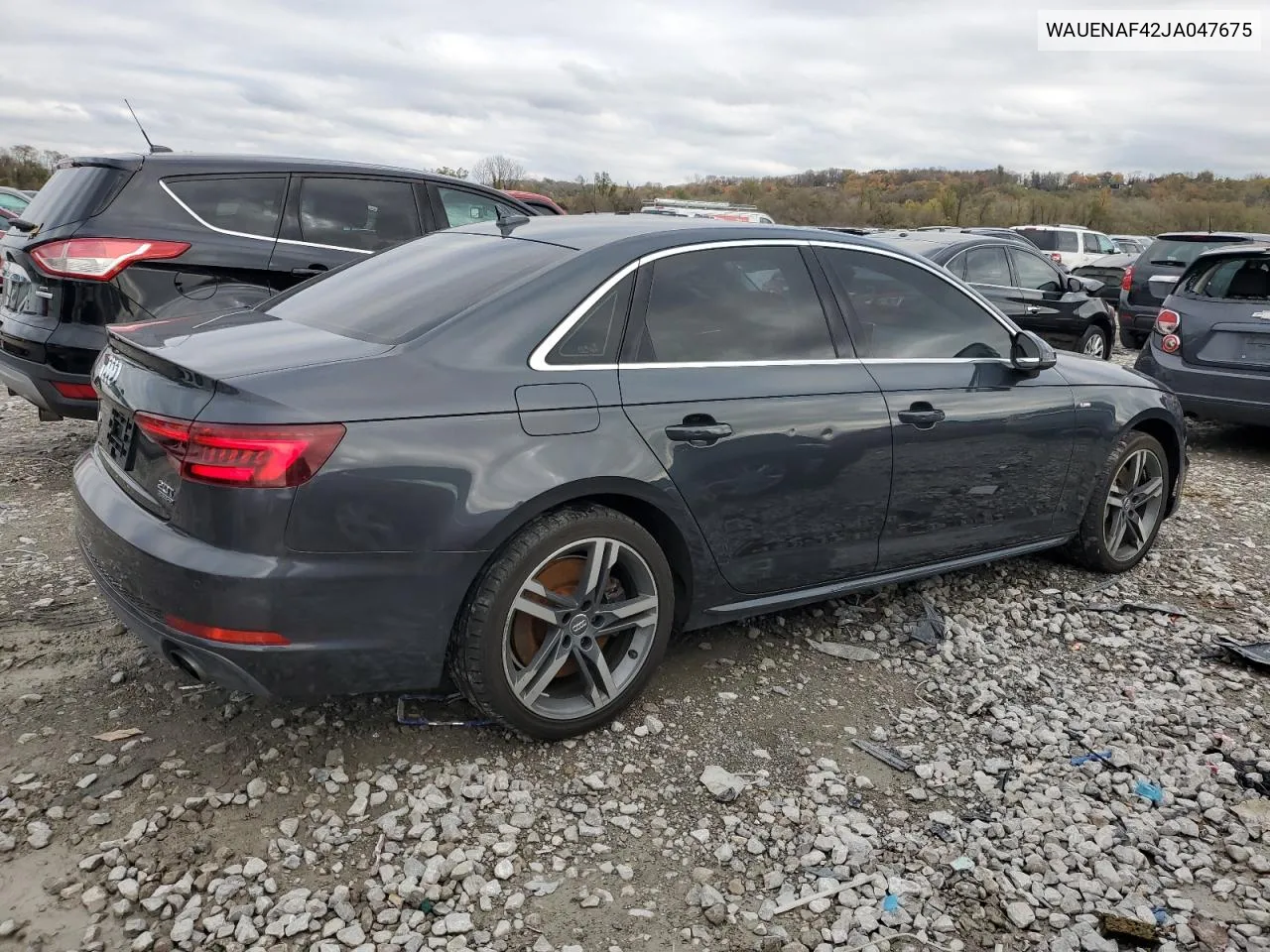 2018 Audi A4 Premium Plus VIN: WAUENAF42JA047675 Lot: 78151074