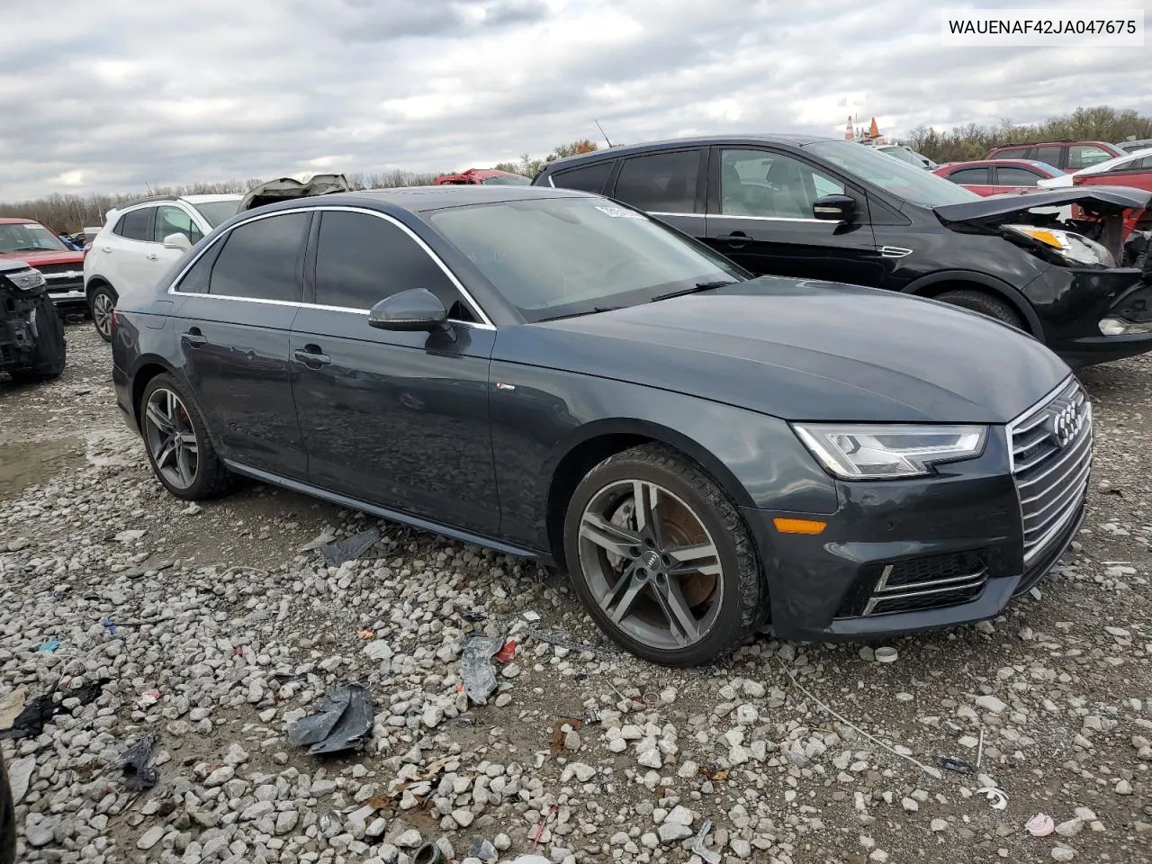 2018 Audi A4 Premium Plus VIN: WAUENAF42JA047675 Lot: 78151074