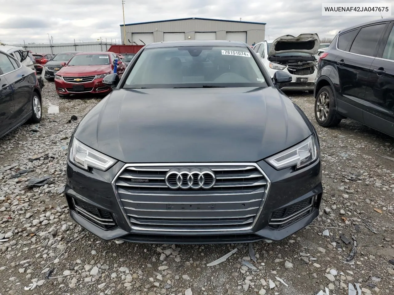 2018 Audi A4 Premium Plus VIN: WAUENAF42JA047675 Lot: 78151074