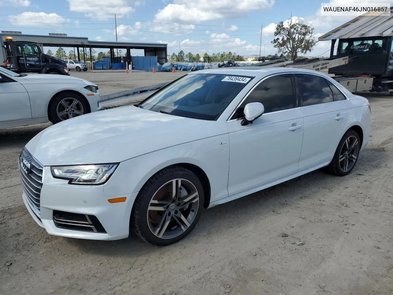 WAUENAF46JN016857 2018 Audi A4 Premium Plus