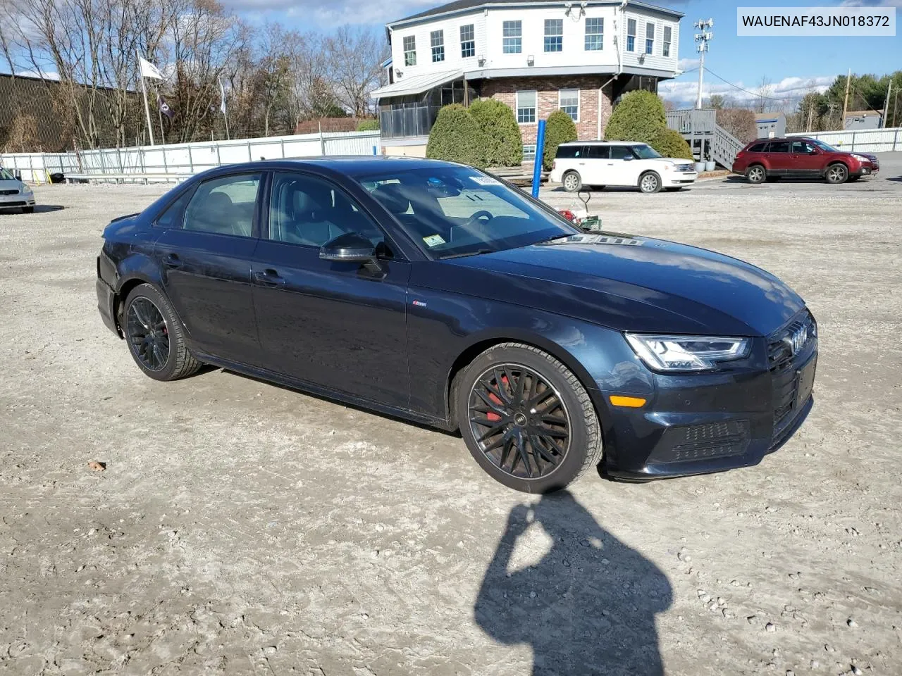 2018 Audi A4 Premium Plus VIN: WAUENAF43JN018372 Lot: 79526844