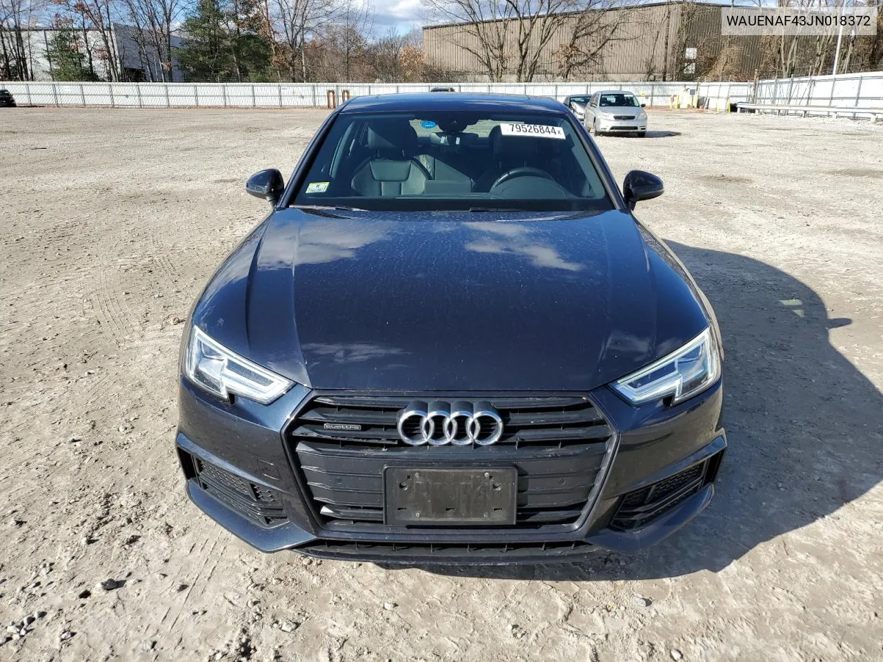 2018 Audi A4 Premium Plus VIN: WAUENAF43JN018372 Lot: 79526844