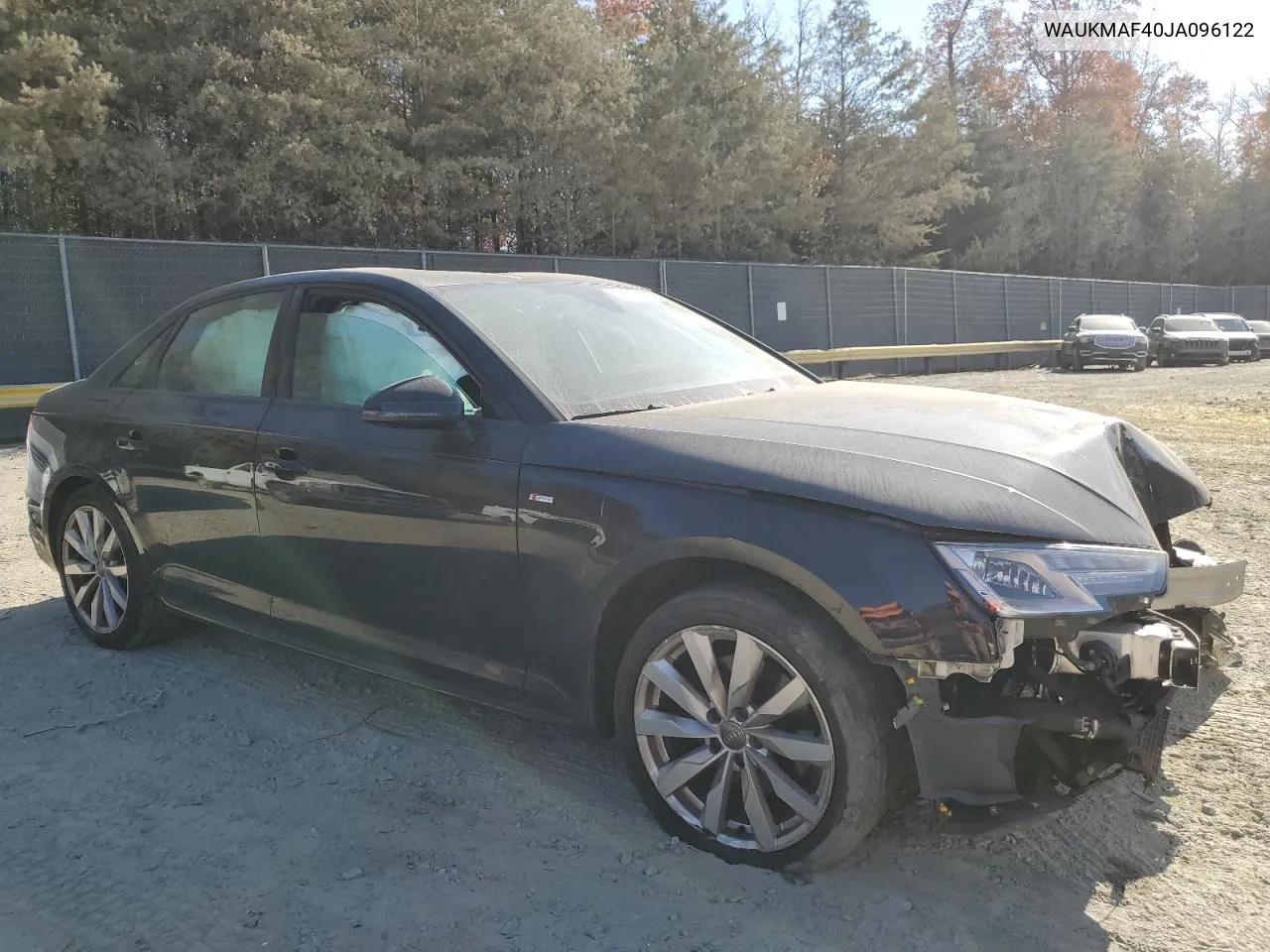 2018 Audi A4 Premium VIN: WAUKMAF40JA096122 Lot: 79550074